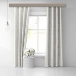 Штора Блэкаут печать матовый Forms 0101 белый 145*260