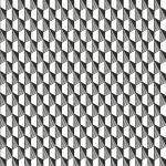 Штора Блэкаут печать матовый Forms 0013 черный 145*260