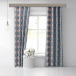 Штора Блэкаут печать white Forms 0187 мульти 145*260