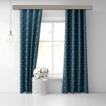 Штора Блэкаут печать white Eastern 0204  145*260