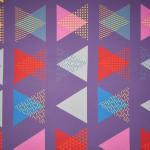 Штора Блэкаут печать матовый Paint forms 0106 сиреневый мульти 145*260