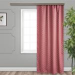 Штора Блэкаут печать матовый Village 0030 бордо 145*260