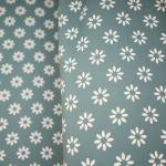 Штора Блэкаут печать матовый Village 0030 зеленый 145*260