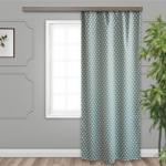 Штора Блэкаут печать матовый Village 0030 зеленый 145*260