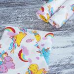 Набор детских пеленок поплин 4 шт 72/120 см 1836