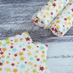 Набор детских пеленок поплин 4 шт 73/120 2150/1 Звездочки