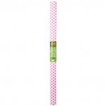 Креп-бумага Koh-I-Noor, розовая с малиновыми кружками, 2000х500 мм