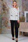 Жакет клетка с черными пуговицами (Б-113-4)