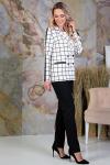 Жакет клетка с черными пуговицами (Б-113-4)