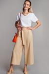 Кюлоты с завязками цвет песочный (Бр-42-3)