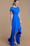 Платье Асимметрия цвет василек (П-50-5)