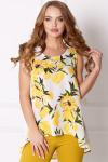 Блузка без рукавов лимончики (Б-71-1)
