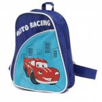 Рюкзак детский Silver Top-1040 Кроха прост спинка/ Auto Racing,  синий/голубой 221885