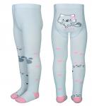 Колготки с рисунком Лапки