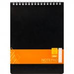 Блокнот офисный для конференций, ф.А5, 40л, спираль, клетка, мел.картон. обложка, жесткая задняя час