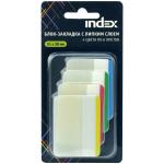 Блок-закладка с липким слоем, разм. 51х38мм, пластик, 4 цвета по 6л