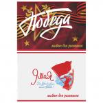 Альбом для рисования, А4, 210х297 мм, 24 л, скоба, 100 г/м2, картон мелованный, ACTION!, ассорти, белый