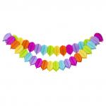 Гирлянда декоративная к празднику "Шарики", 360х13,3х18см. Материал бумага.