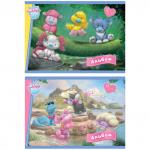 Альбом для рисования, А4, 210х297 мм, 12 л, скоба, 100 г/м2, картон мелованный, TATTY TEDDY, 2 дизайна