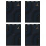 Блокнот ACTION! ТОЛЬКО НА 5!, на гребне, кл., уф-лак, ф. А6, 40 л., 4 дизайна