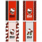 Блокнот ACTION! HELLO KITTY, на гребне, кл., уф-лак, ф. А6, 40 л., 4 дизайна