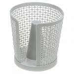 "Домашняя мода" Держатель для бумажных полотенец пластмассовый д14см h13,5см "Оренбургская сеточка" светло-серый (Китай)