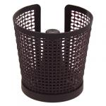 "Домашняя мода" Держатель для бумажных полотенец пластмассовый д14см h13,5см "Оренбургская сеточка" сливовый (Китай)