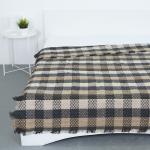 Плед Рогожка 100% ПАН 500 гр цвет черный