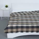 Плед Ромбы 100% ПАН 500 гр цвет черный