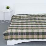 Плед Ромбики 100% ПАН 500 гр цвет зеленый