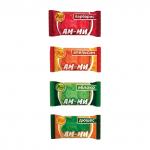 Конфеты карамель АМ-МИ, леденцовая МИНИ,ассорти яблоко/барбарис/апельсин/дюшес,180г,пакет, ш/к 41482