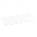 Коврик-подкладка настольный для письма сверхпрочный (500*1200 мм), прозрачный, 1мм, BRAUBERG, 237372