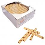 Вафельные трубочки СЕМЕЙКА ОЗБИ, со вкусом вареной сгущенки, 650 г, гофрокороб, ш/к 82760