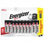 Батарейки КОМПЛЕКТ 16 шт, ENERGIZER Max, AA (LR06,15А), алкалиновые, пальчиковые, ш/к 10785