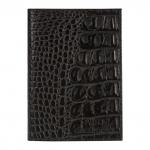 Бумажник водителя BEFLER "Кайман" нат. кожа, тиснение, 6 пласт. карм., черный, BV.1.-13, ш/к-15933