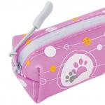 Пенал-косметичка BRAUBERG прямоугольный, мягкий, Meow, 21х5х5 см, 229251