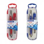 Готовальня BRAUBERG "Extra", 3 предмета (циркуль 120мм, точилка, грифель), в пенале, 210685