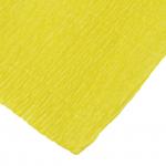 Бумага гофрированная (креповая) ДЛЯ ФЛОРИСТИКИ, 110г/м, ЖЕЛТАЯ, 50х250см, ОСТРОВ СОКРОВИЩ,129146