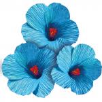 Бумага гофрированная (креповая) ДЛЯ ФЛОРИСТИКИ, 110г/м, ГОЛУБАЯ, 50х250см, ОСТРОВ СОКРОВИЩ, 129147