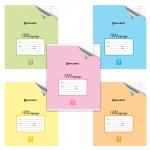 Тетрадь 12л. BRAUBERG ЭКО линия, обложка плотная мелов. бумага, ПАСТЕЛЬНАЯ С УГОЛКОМ, 104507