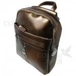 Кожаный рюкзак-сумка INDIKA CASUAL. Бронза.