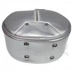 Кожаный рюкзак-трансформер Sunset. Серебро