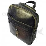 Кожаный рюкзак-сумка INDIKA CASUAL. Хамелеон.