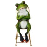 146-1113 ФИГУРКА ФРОГГИ 6,5*8,5*18,5 СМ. (КОР=32ШТ.)