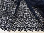 Гипюр макраме , ширина 140 см ART.4130 т.синий