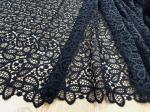 Гипюр макраме , ширина 140 см ART.4130 т.синий