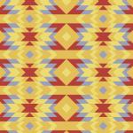 Штора Блэкаут печать white Paint forms 0098 золото 145*260