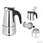 Кофеварка гейзерная 200 мл / 850-130 / нерж сталь