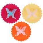 VETTA Крышка для кружки, силикон, 10,5см, "Бабочка", 3 цвета