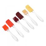 VETTA Набор для выпечки 2пр (кисточка 17см, лопатка 19см), силикон, 3 цвета